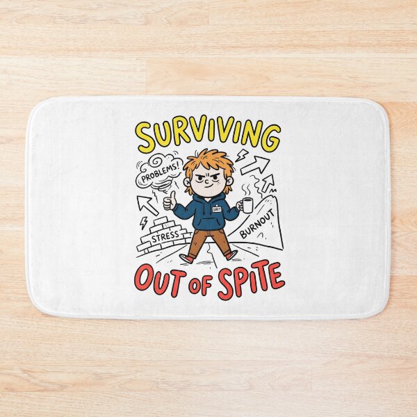 Item preview, Surviving Out Of Spite Coffee Burnout Comic designed and sold by Mr Lee.