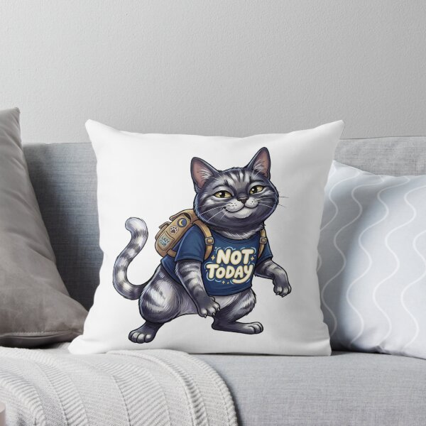 Item preview, Bombay Cat Lover "Not Today" Cartoon designed and sold by StickVerse by Owais.
