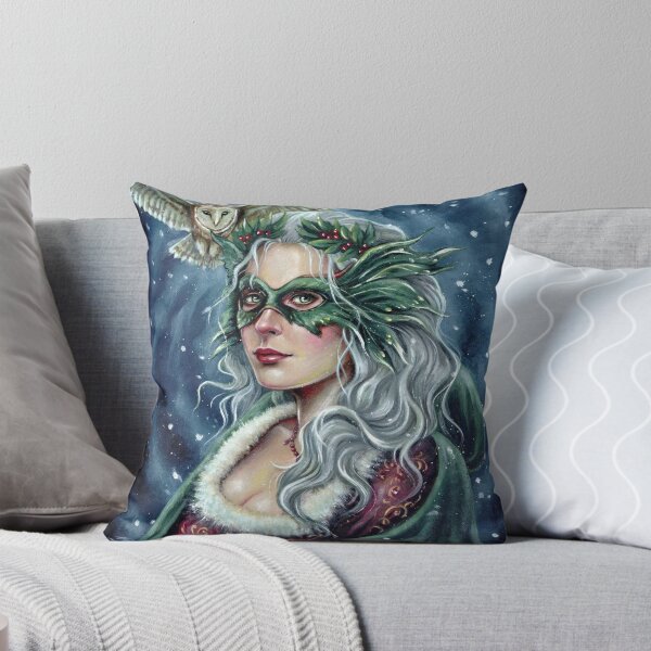 Aperçu de l'œuvre Déesse de Yule (Solstice d'hiver) créée et vendue par Jannafairyart.