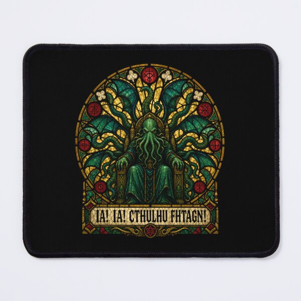 Item preview, Cthulhu Fhtagn Stained-Glass Throne designed and sold by Fenay Designs.