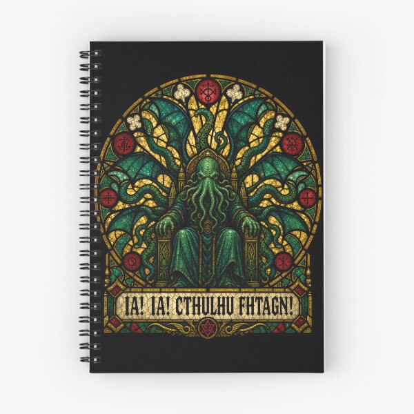 Item preview, Cthulhu Fhtagn Stained-Glass Throne designed and sold by Fenay Designs.