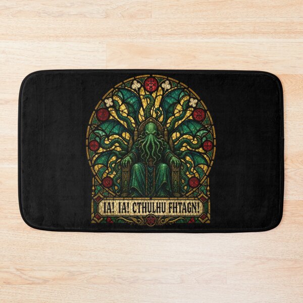Item preview, Cthulhu Fhtagn Stained-Glass Throne designed and sold by Fenay Designs.