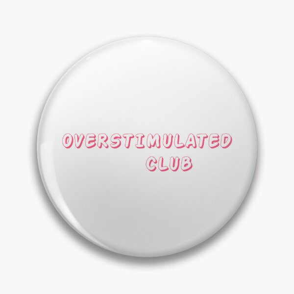 Item preview, Trendy Overstimulated Club Nanny, Childcare Text Design designed and sold by By The Moon.