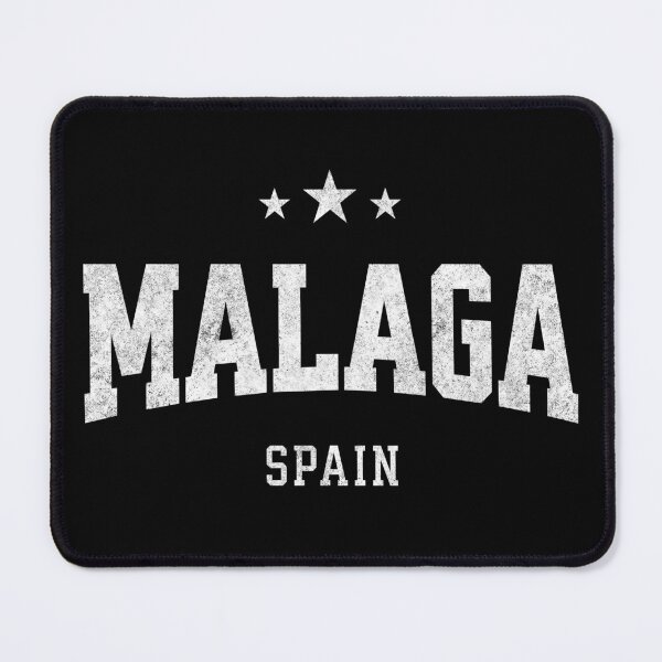 Item preview, Malaga Spain Vintage Varsity Distressed Retro College Travel Design designed and sold by NiceTeeClub.