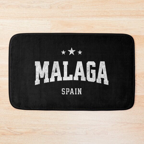 Item preview, Malaga Spain Vintage Varsity Distressed Retro College Travel Design designed and sold by NiceTeeClub.