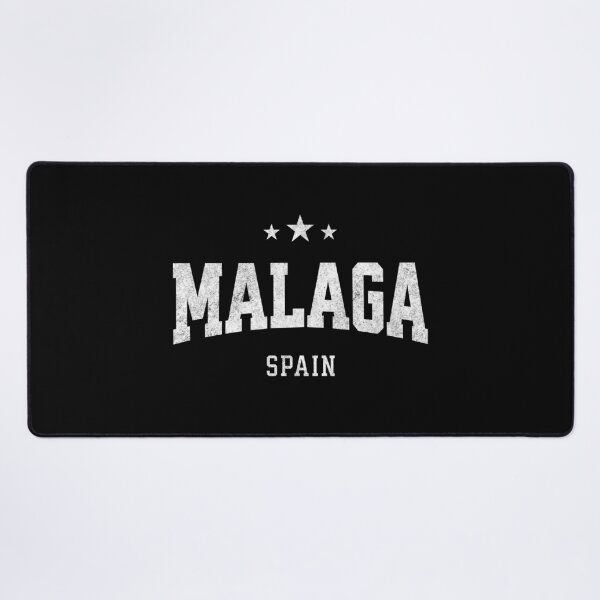 Item preview, Malaga Spain Vintage Varsity Distressed Retro College Travel Design designed and sold by NiceTeeClub.