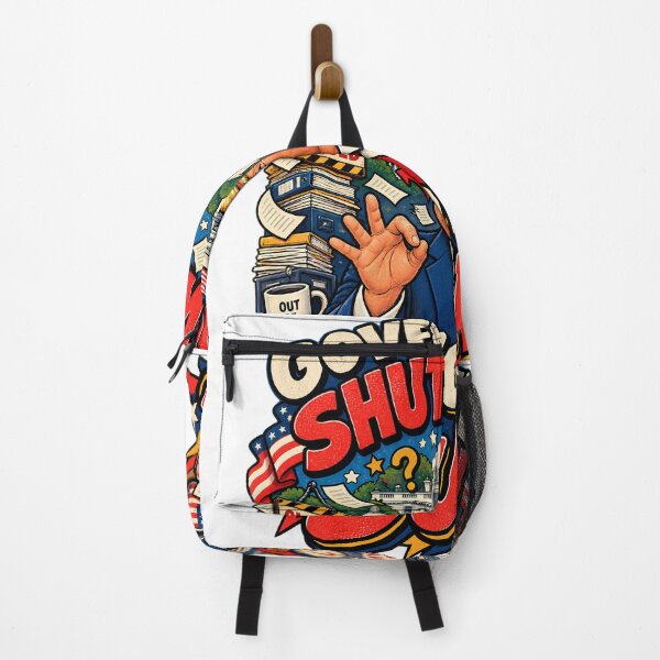 Item preview, Government Shutdown Closed On Hold Out of Funds designed and sold by Retro Whiskers.