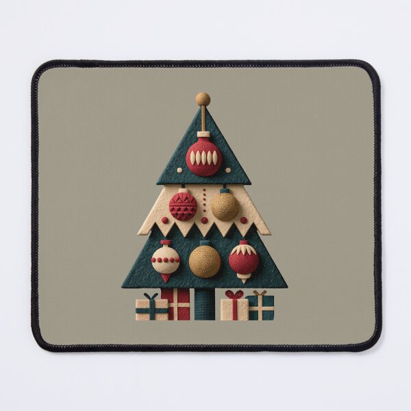 Item preview, Textured 3D Fabric Christmas Tree Holiday Art designed and sold by colorful-white.