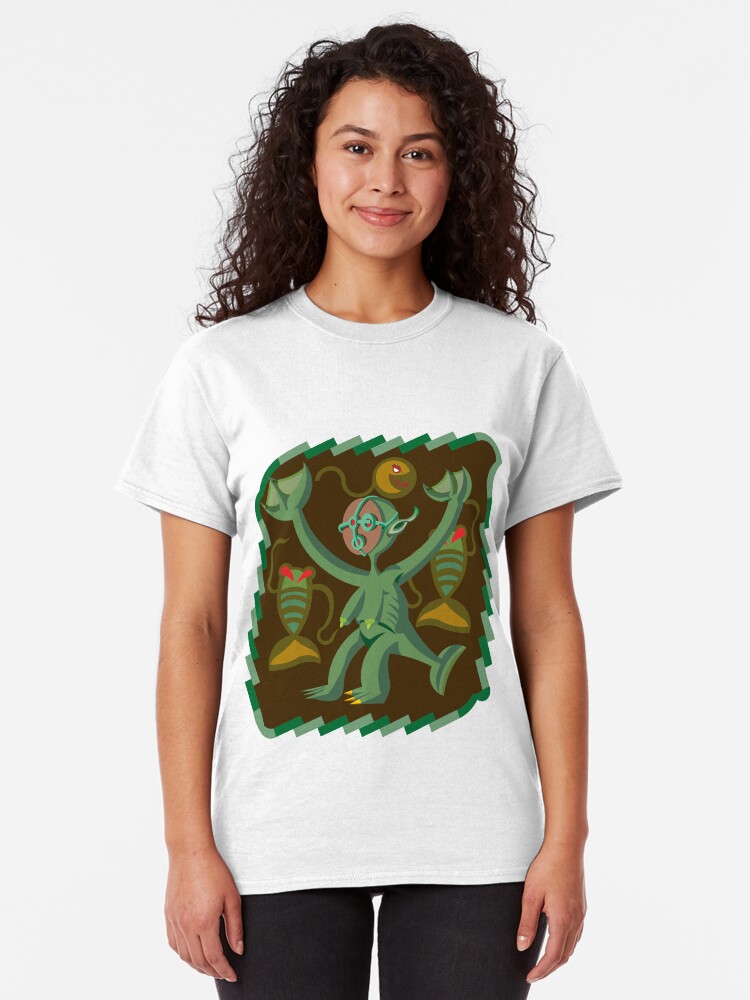 Alternate view of The Nommo are ancestral spirits worshipped by the Dogon people of Mali. Classic T-Shirt
