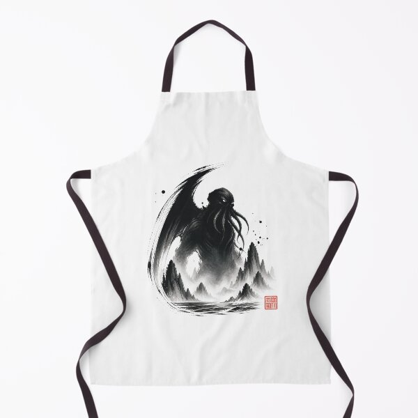 Item preview, Cthulhu Rising in Sumi-E Mountain Mist designed and sold by Fenay Designs.