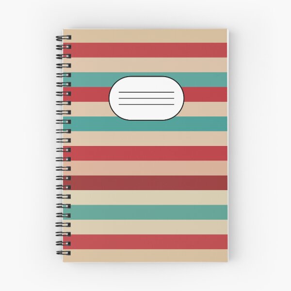 Item preview, Tan Red Teal Stripes with Blank Oval Label designed and sold by AhmedZouita.