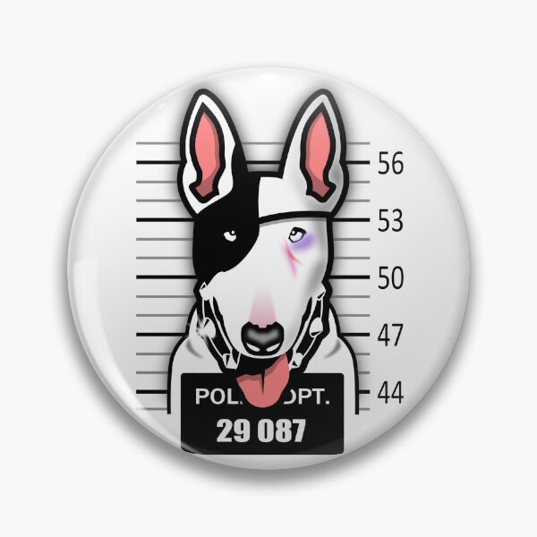 Item preview, Bull terrier arrested designed and sold by SUPERFIREFLY.