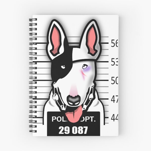 Item preview, Bull terrier arrested designed and sold by SUPERFIREFLY.