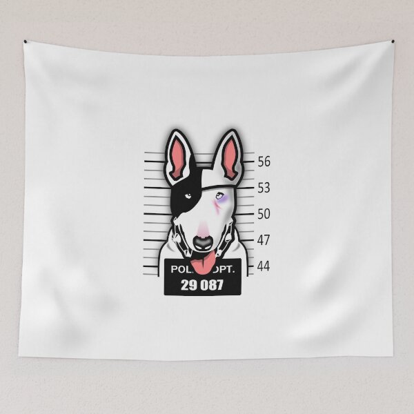 Item preview, Bull terrier arrested designed and sold by SUPERFIREFLY.