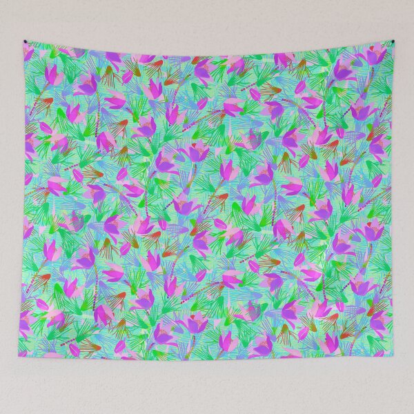 Item preview, Fluorescent Pulsatilla designed and sold by Indra's Net.