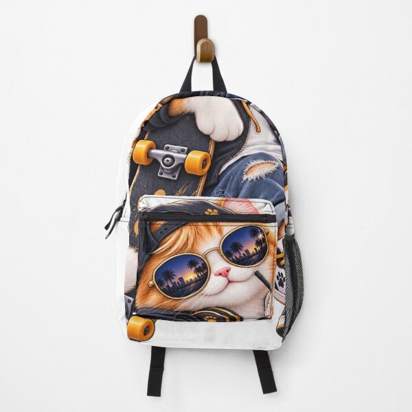 Item preview, Cool Cat Skateboarder – Streetwear Summer Vibes designed and sold by Genzfirevibes.