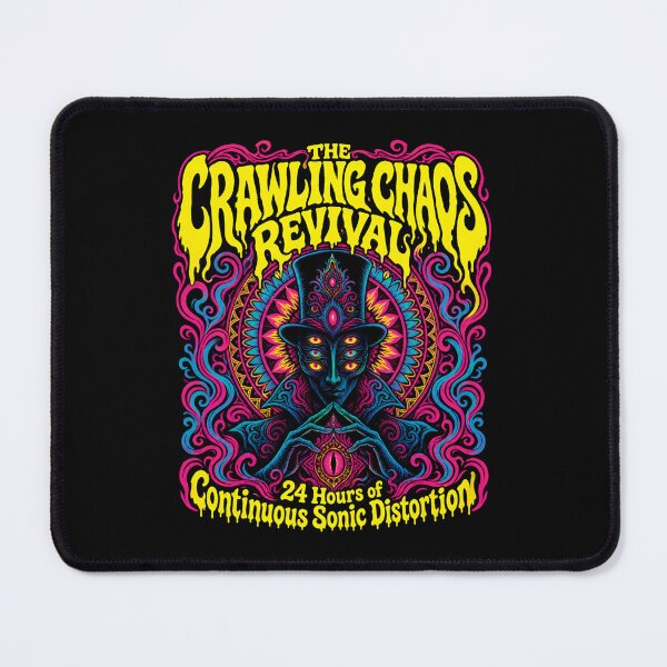 Item preview, Crawling Chaos Revival Psychedelic Poster designed and sold by Fenay Designs.