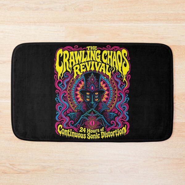 Item preview, Crawling Chaos Revival Psychedelic Poster designed and sold by Fenay Designs.