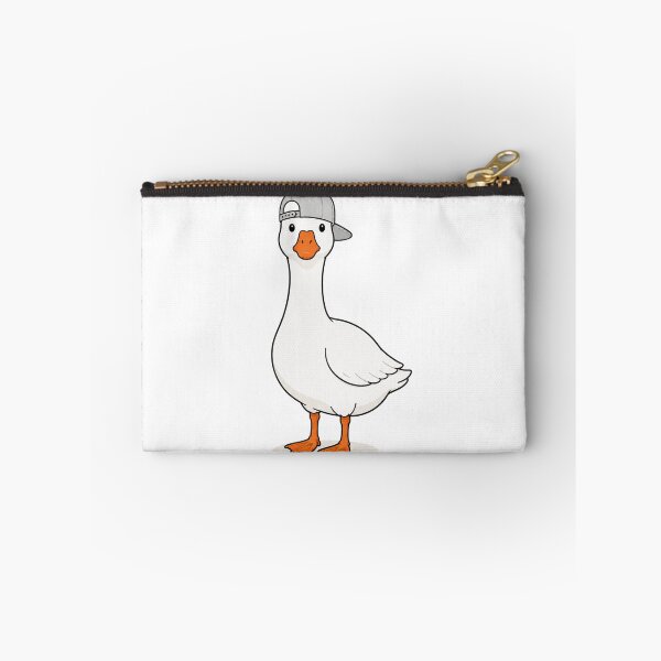 Item preview, Gustav the Goose – Cute Goose with Light Gray Cap designed and sold by LittleGinnyArt.