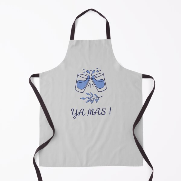 Item preview, Yamas Greek Cheers Clinking Glasses Olive Branch designed and sold by MavtM.