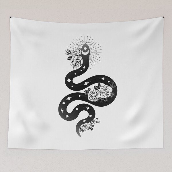 Item preview, Mystical Snake Moon & Roses designed and sold by EniShiju.