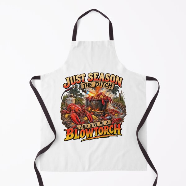 Artikelvorschau, T-Shirt-Design „Just Season The Ditch Crawfish“, lustige Grafik zum Thema Flusskrebse, T-Shirt mit dem Motiv „Flowtork Crawdad“, Meeresfrüchte-Bekleidung für Outdoor-Partys in Louisiana entworfen und verkauft von It's Heritage Hoss.
