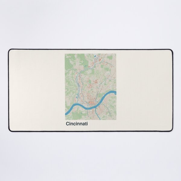 Item preview, Cincinnati Minimalistic Map Art designed and sold by MapsNerd.