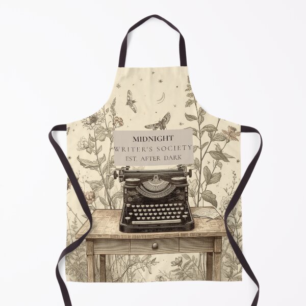 Item preview, Midnight writer's society vintage typewriter floral literary design designed and sold by EverydayGrace.
