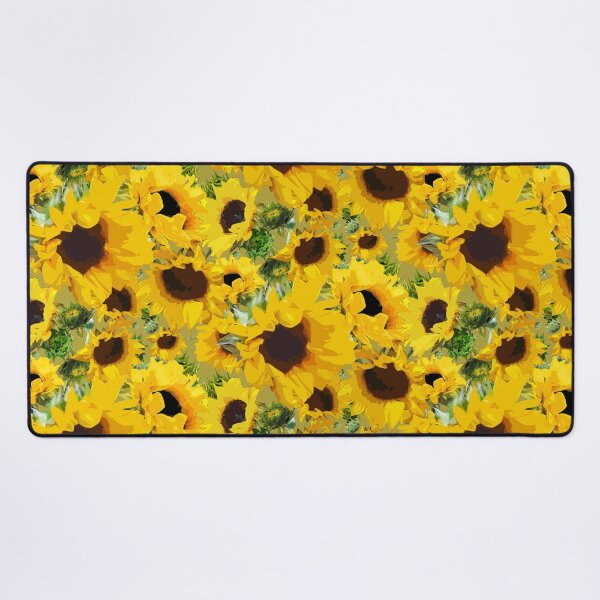 Item preview, Golden Sunflowers Halfdrop on Gold b0a13b designed and sold by Art in My Loft.