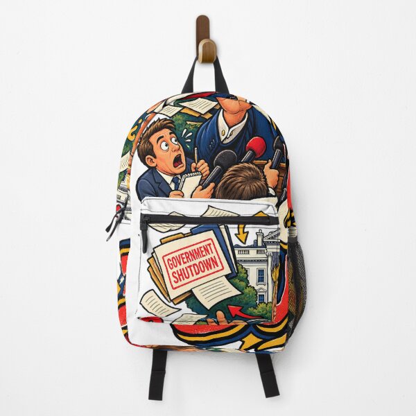 Item preview, Government Shutdown For Sure Political Press Circus designed and sold by Retro Whiskers.