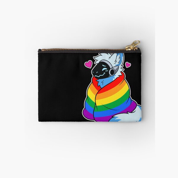Item preview, Comfy Womfy Furry Pride Protogen LGBTQ Rainbow designed and sold by BlueBullBazaar.