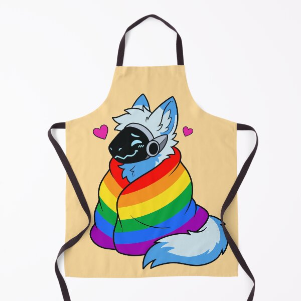 Item preview, Comfy Womfy Furry Pride Protogen LGBTQ Arcoíris designed and sold by BlueBullBazaar.