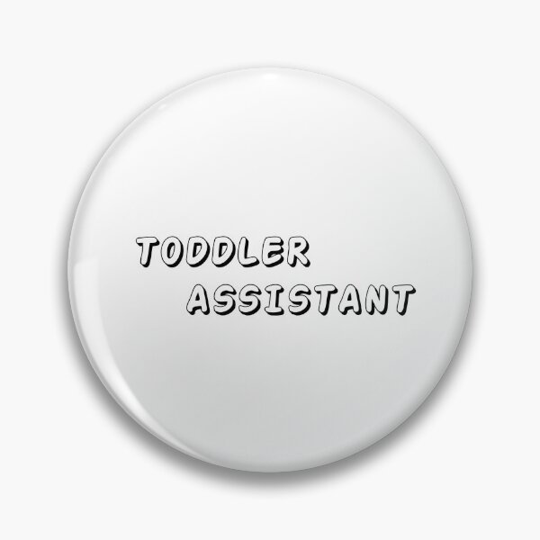 Item preview, Funny Toddler Assistant Nanny, Childcare Career Typography Design designed and sold by By The Moon.