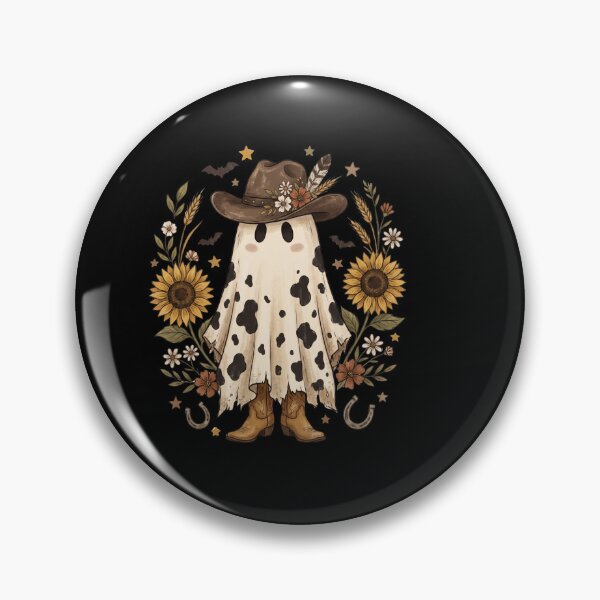 Item preview, Sunflower Cowgirl Ghost designed and sold by Tee Studio.
