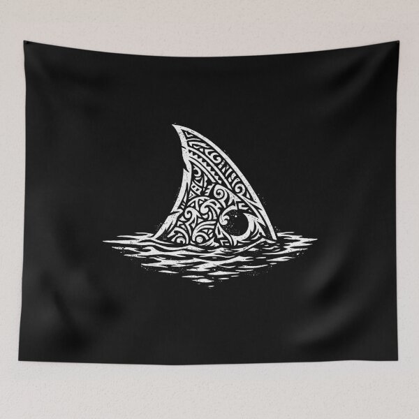 Item preview, Tribal Shark Fin Graphic Design designed and sold by rafaeltto.