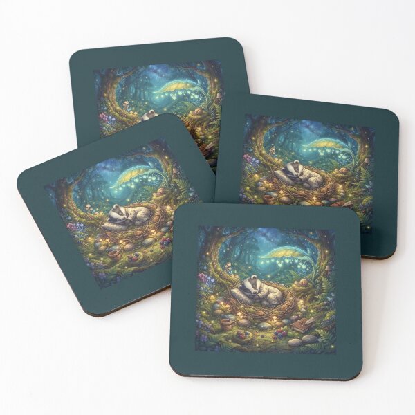Item preview, The Badger's Magical Slumber. designed and sold by JoyNest = "The nest of joy".