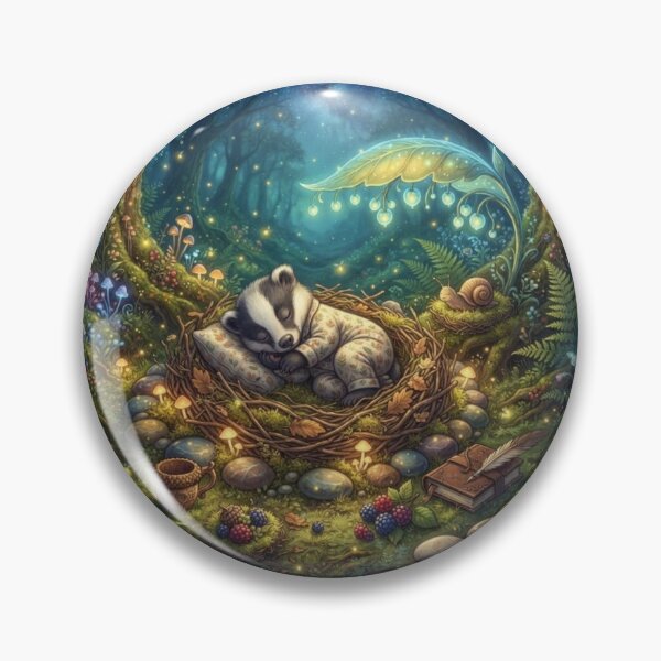 Item preview, The Badger's Magical Slumber. designed and sold by JoyNest = "The nest of joy".