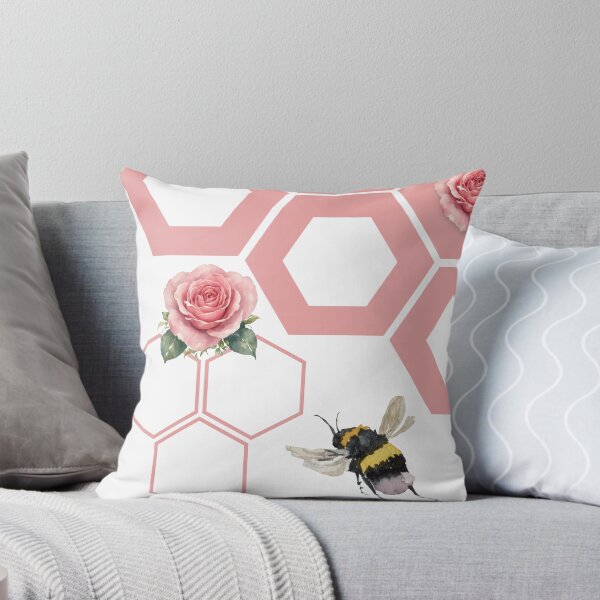 Artikelvorschau, Bees Architecture – Rosa entworfen und verkauft von Sandra Everley.