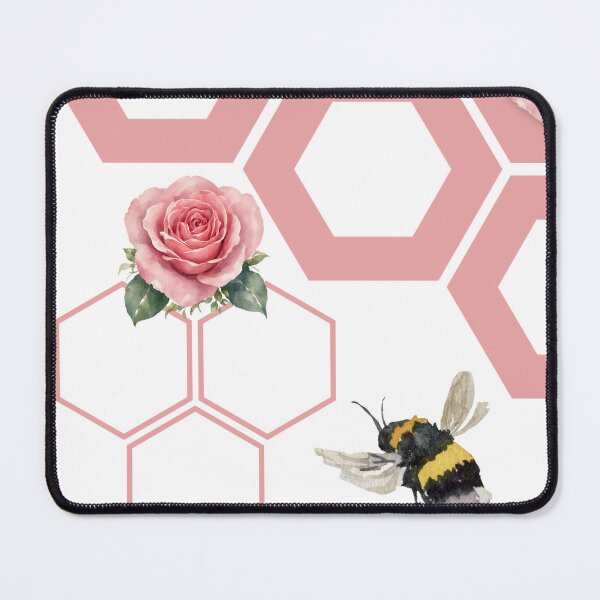Artikelvorschau, Bees Architecture – Rosa entworfen und verkauft von Sandra Everley.