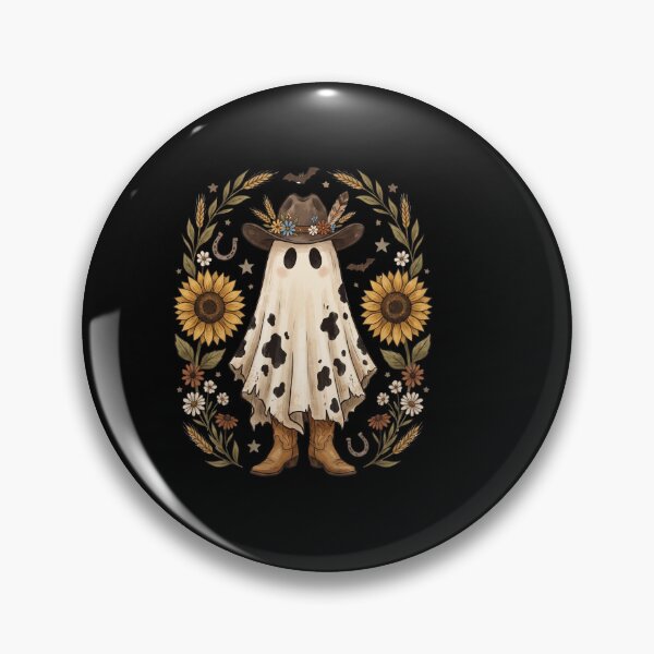 Item preview, Floral Cowgirl Ghost in Boots designed and sold by Tee Studio.