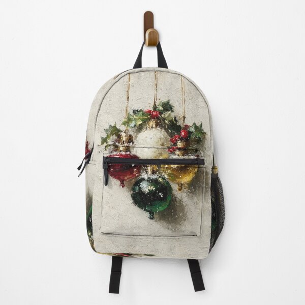 Item preview, Vintage Impasto Christmas Ornaments Oil Painting designed and sold by colorful-white.