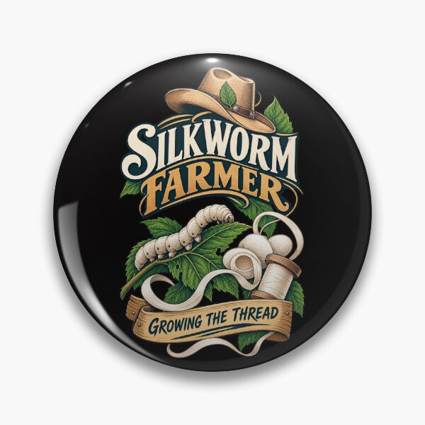 Item preview, Silkworm Farmer – Growing the Thread designed and sold by Tadeusz1.