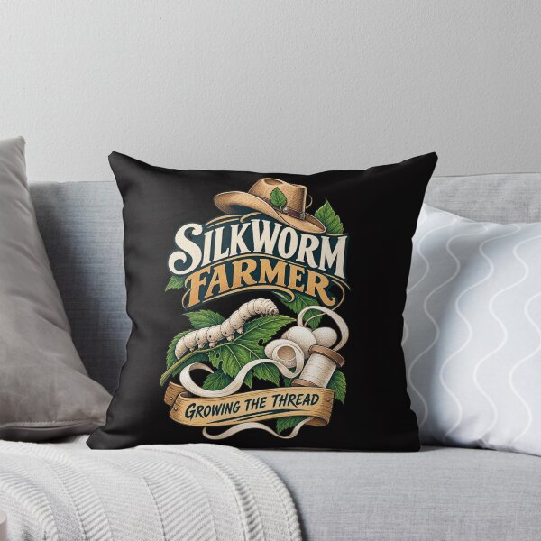 Item preview, Silkworm Farmer – Growing the Thread designed and sold by Tadeusz1.
