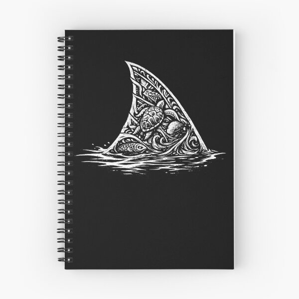 Item preview, Shark Fin Artistic turtle wave design for ocean lovers designed and sold by rafaeltto.