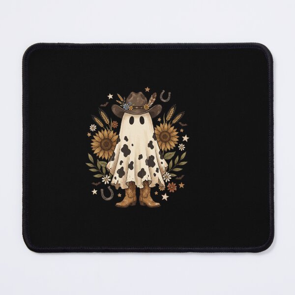 Item preview, Cow Print Ghost Western Wreath designed and sold by Tee Studio.