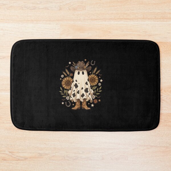Item preview, Cow Print Ghost Western Wreath designed and sold by Tee Studio.