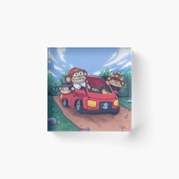 Item preview, Cool Monkey Road Trip Car designed and sold by Niykos570.