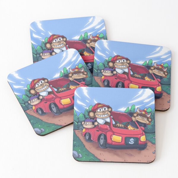 Item preview, Cool Monkey Road Trip Car designed and sold by Niykos570.