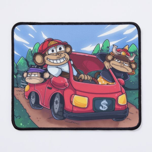 Item preview, Cool Monkey Road Trip Car designed and sold by Niykos570.