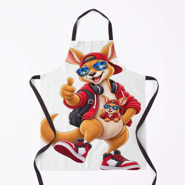 Item preview, Cool Kangaroo Vibes – Funny Kangaroo with Mini Me designed and sold by Genzfirevibes.